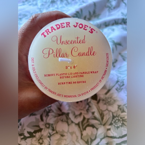 Unscented ivory candle - Picture 1 of 4